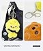Hymonhon Cute Plush Keychain Soft Stuffed Animal Pendant for Women Backpack Tote Handbag Charm Decor Accessories (White)