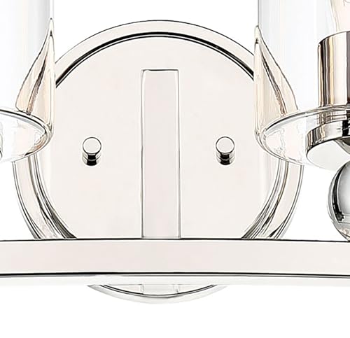Image of Minka Lavery 3080-613 Studio 5 Vanity Bath Light, 4-Light, 240 Total Watts, 33-in H x 9-in W, Polished Nickel