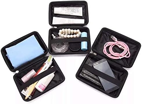 Miniatura 4 de Neceser de maquillaje con cremallera rígida y duradero, resistente a los golpes, para mujer, estuche Cosmático, impermeable, almacenamiento al aire