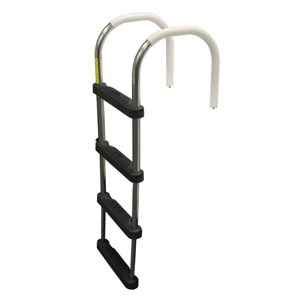 Garelick Boat EEZ-in Telescoping Ladder | 4-Step 45 3/4 Inch SS