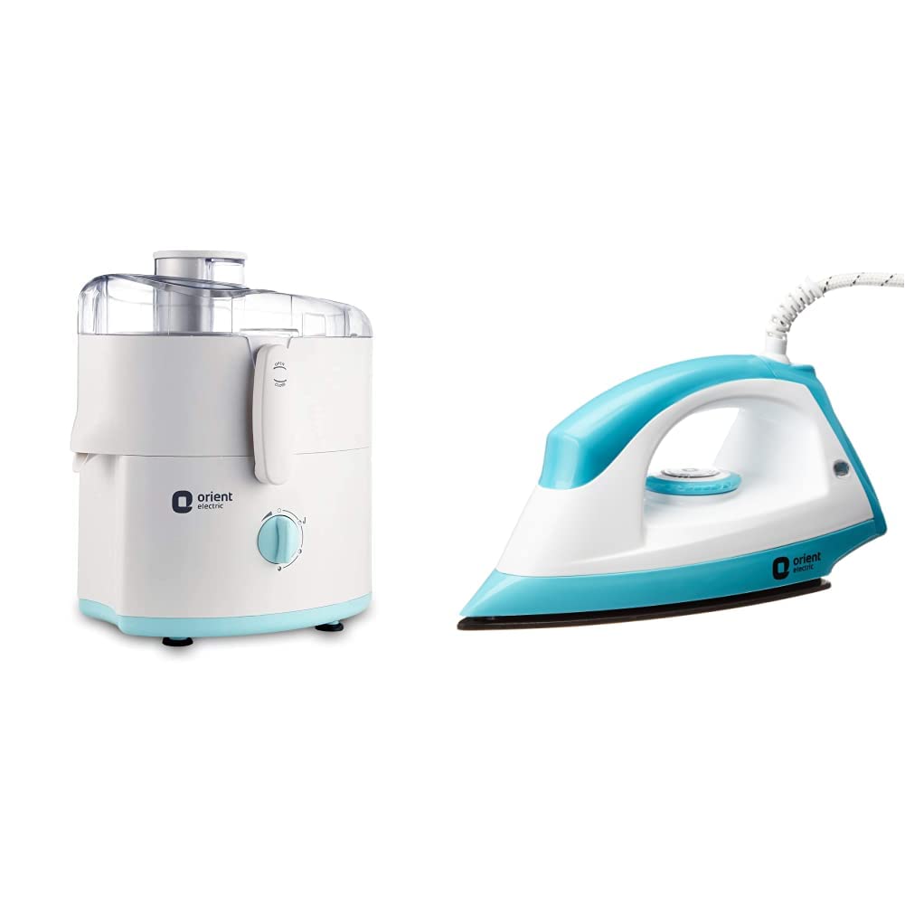 Orient Electric Kitchen Kraft Juicer Mixer Grinder + Orient Electric Fabrijoy DIFJ10BP 1000Watt