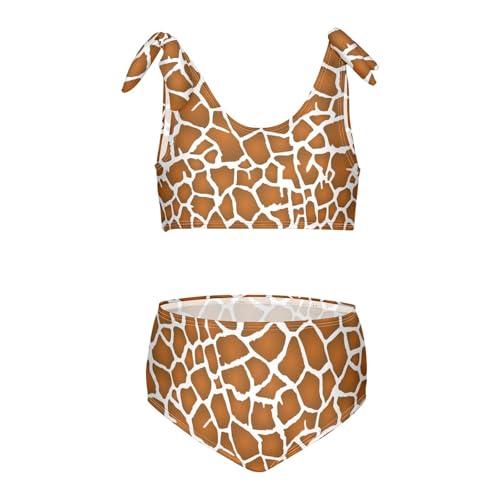 Image of CaTaKu Cute Hawaiian Girls Bathing Suit Toddler Girl Swimsuit Bikini Set for Girls Swimwear Two Piece Size 3-12T