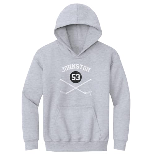 500 LEVEL Wyatt Johnston Youth Hoodie Sweatshirt - Wyatt Johnston Dallas Sticks WHT