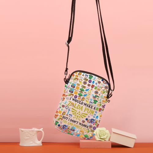 TSOTMO Funny Game Player Gift I Would Make A Pun Crossbody Bag Women Video Game Humor Gift for Girlfriend4