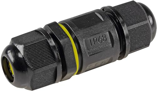 ChiliTec Kabelverbinder Wasserdicht 3-polig IP68 230V Verteilerdose für Kabel 6-11mm, Schraubanschluss