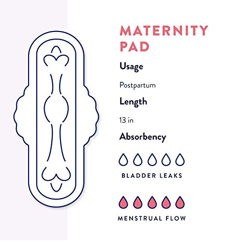 Incognito By Prevail | Absorbent 3-In-1 Protective Maternity & Postpartum Pad With Wings For Menstrual & Bladder Leaks | 28 Count #TOP1