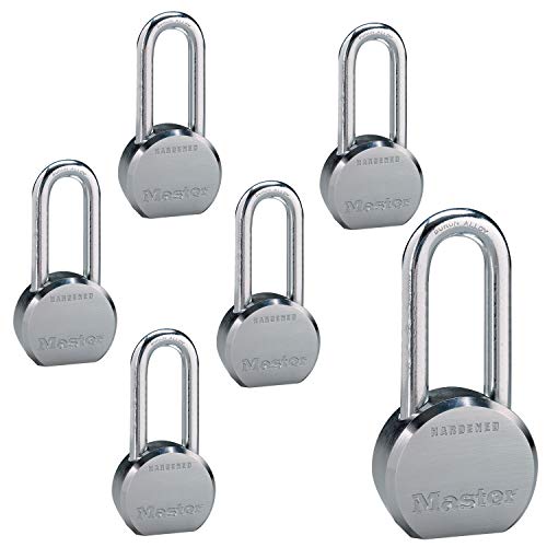 Master Lock - (6) High Security Pro Series Keyed Alike Padlocks 6230NKALH-6 w/BumpStop Technology
