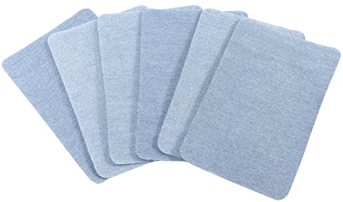 K&B Vertrieb buegelflicken 4 pezzi Azzurro - K & B...