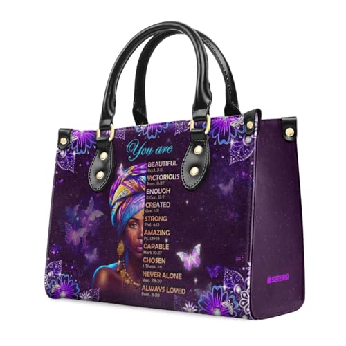 Image of Sistabag Leather Handbag For Black Women - Large Size Leather Totebag - Christmas Gifts For Women, Christmas Purse For Mom