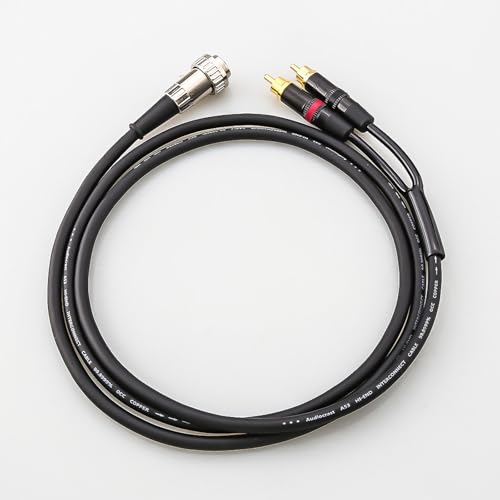 Cable DIN de 4 pines a 2 RCA con blindaje de cobre para audio de estudio 5