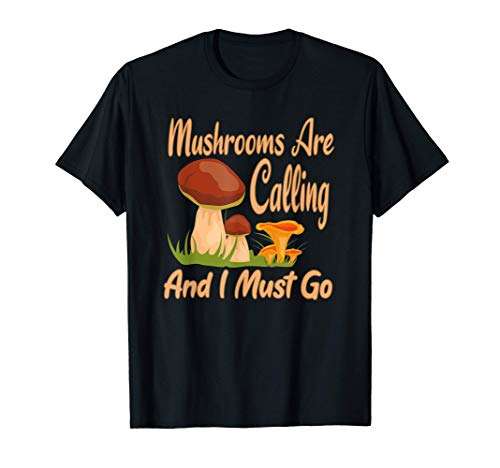 Mushrooms Picking Boletus Mushroom Gift For Mushroom Season T-Shirt