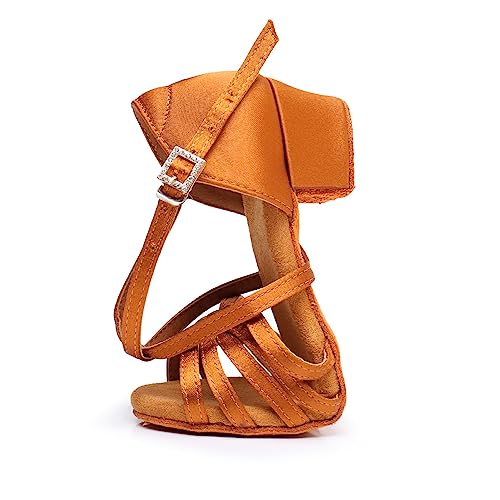 Rosefinch Girls' Dance Shoes Heel 1.3" Latin Salsa Practise Dancing Shoes for Dancing Salsa Latin Tango Girl Social Dance Beginner3