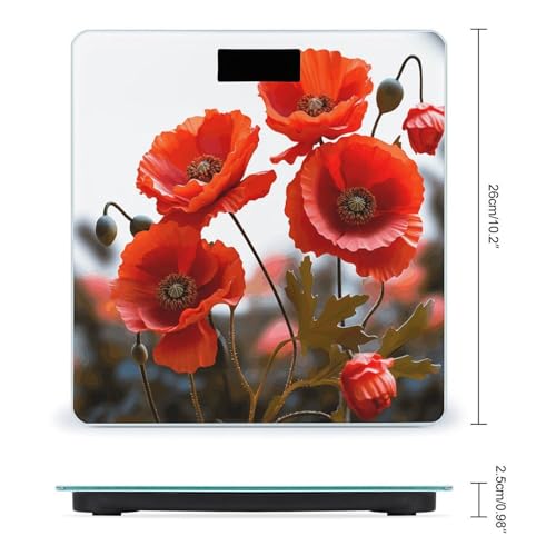 Báscula Digital de Baño con Plataforma de Vidrio Templado miniatura 2