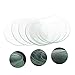 Garneck 10 Pcs Watch Glasses for Laboratory and School Use Glass Flat Shape for Experiments and Industrial Applications