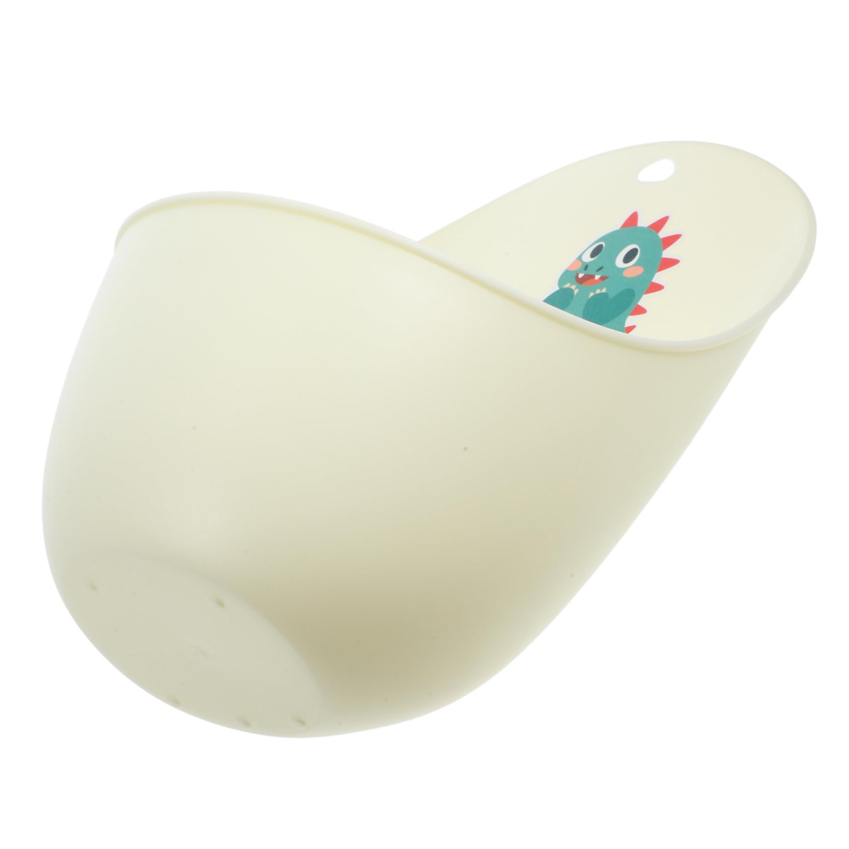 Orinal colgante para niño de dibujos animados en color beige y material PP