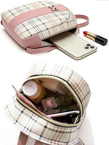 NUWA Plaid Mini Backpack Purse
