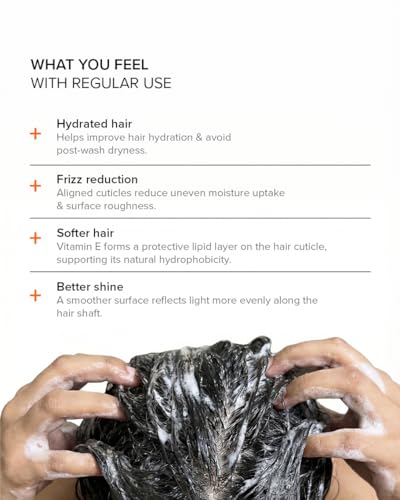 Image of Minimalist Hydrating Shampoo for Dry & Frizzy Hair | Hyaluronic Acid + Tamarind + Betaine | Deep Moisture, Soft & Smooth Hair | Sulfate-Free Daily Use | 7.3% Hydration Complex | 250 ml