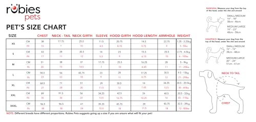 Rubie’s Official Haustier Hundekostüm, Ghostbusters, Orange, Large, Hals zu Schwanz 22, Brust 23