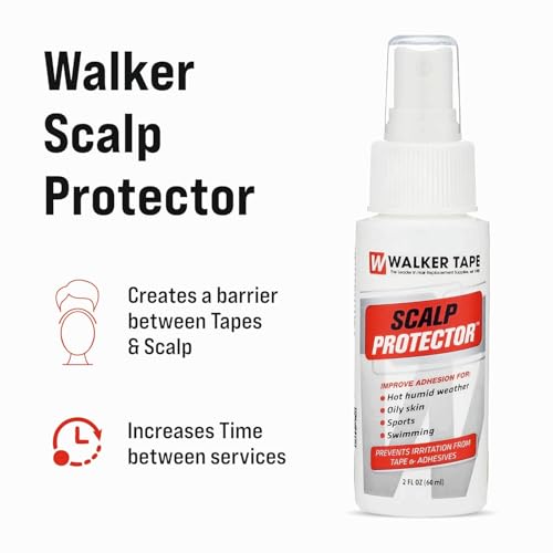Image of Walker Scalp Protector Spray 60ml (2 FL oz) | Strong Booster Support For Toupees & Hair Patches | Anti-Itching & Anti-Bacterial Formula | Enhances Adhesion & Long Lasting Hold | Pack of 2