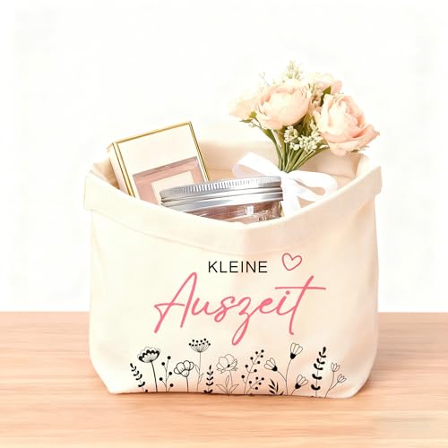Kleine Auszeit Geschenkkorb für Frauen Kleine Geschenke für Frauen Geschenkkorb Korb für Geschenke (Kleine Auszeit-PINK)