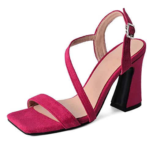 Chaussures bride cheville vernis rose-rouge et sandales été Lizoleor