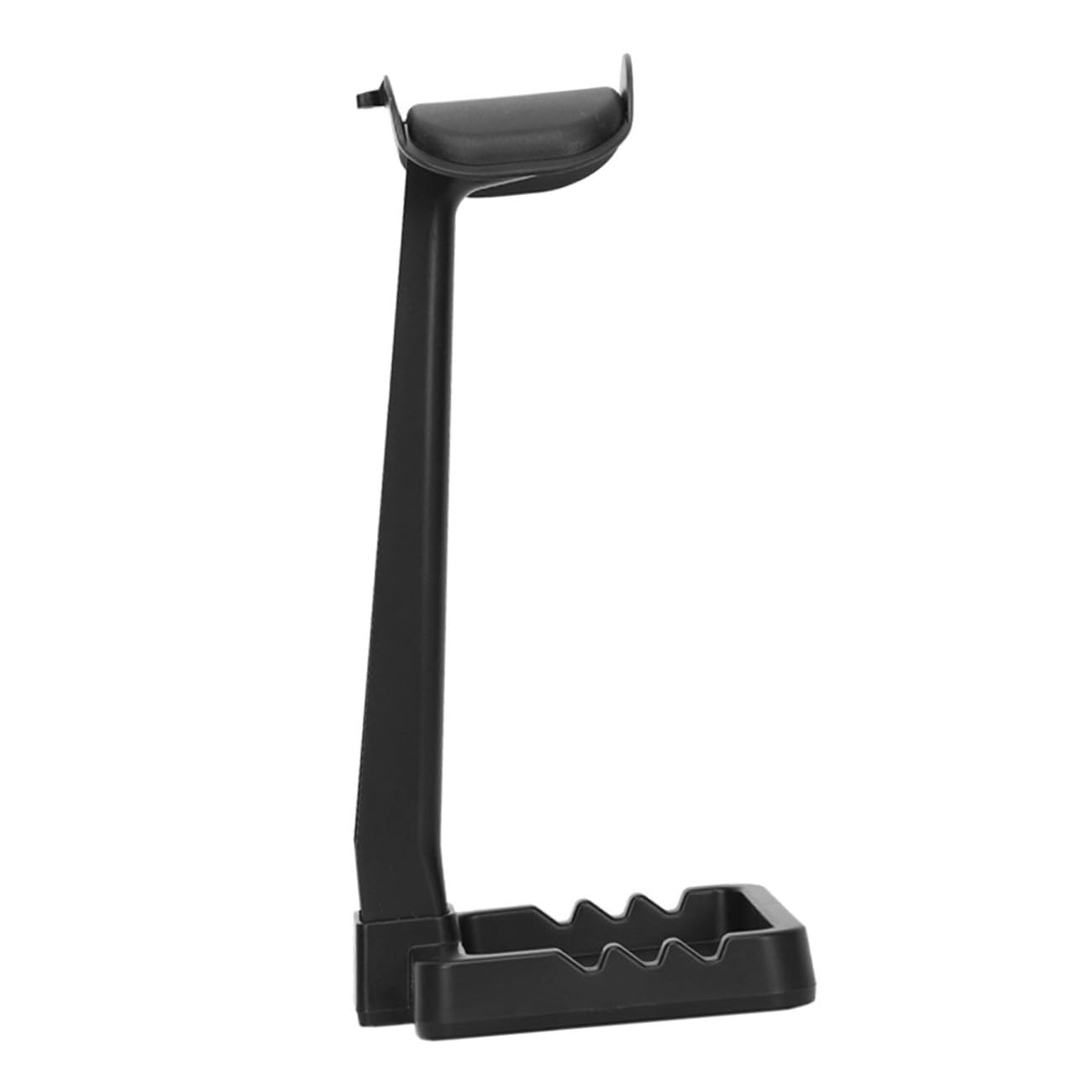 Toyvian Supporto Cuffie da Scrivania Nero, Organizer Headset in Abs e Tpu | Poggia Cuffie per Desk e Computer Desk, 3kg, Anti-slip, Non Si Deforma e Non Si Rompe
