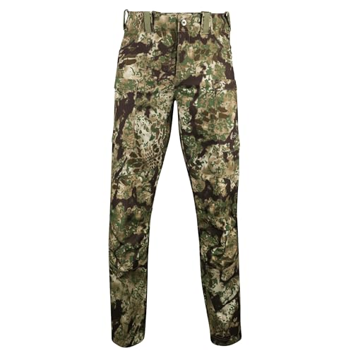 Kryptek Dalibor 3 Pant Men's Hiking Pants, DWR-Treated Water-Resistant, Ventilation Zips, Reinforced Knees, Tactical Camo