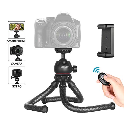 Neewer 12-inch Flexible Tripod Phone Tripod Mini Tripod Stand with 360 Degree Rotatable