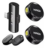 Microfone sem fio de lapela clip-on para celular – compatível com ip