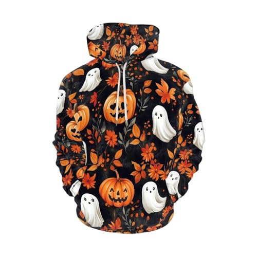 Long Sleeve Casual Hoodies for Men Pullover Sweatshirts Drawstring Oversized Hooded with Front Pocket4