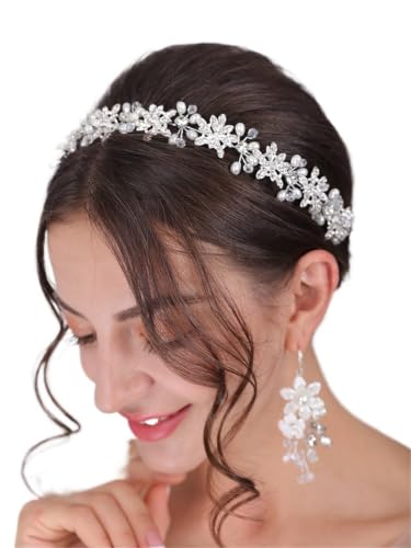 Conjunto joyería for el cabello elegante para peinados de novia