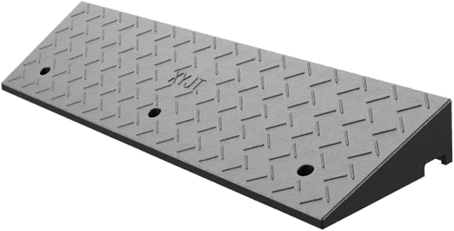 OSTsauY 縁石用スロープ ゴム製縁石ランプ、滑り止めレーンランプ、敷居ランプ、ゴム製ステップパッド ゴム製縁石スロープ(100