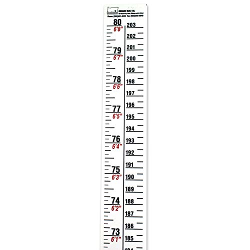 Height Rule Fractional/Metric 80 Inch