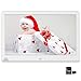 Produktbild Digitaler Bilderrahmen, Elektronischer Fotorahmen 12 Zoll 1920 * 1080 HD IPS Display mit Bewegungssensor Kalender/Alarm/Foto/Musik/Video Player/automatisch drehen/Auto on/Off Timer mit 32GB SD, Weiß