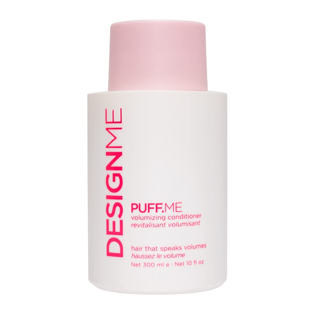 DESIGNME PUFF.ME Volumizing Conditioner|Hydrating, Adds Volume, Body and Shine for Thicker and Bouncier Hair | Smooths & Softens Hair | Color-Safe, Vegan, Paraben & Sulfate-Free 