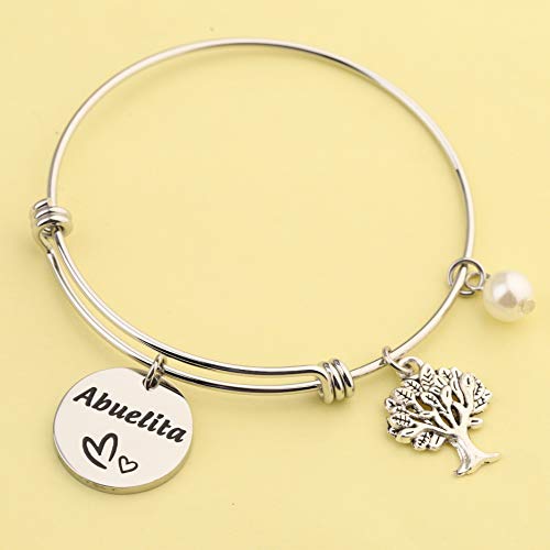 BEKECH Granny Bracelet Granny Birthday Gift Granny Wire Bangle Best Granny Ever Gift for Grandma Nana (Abuelita) - Image 4