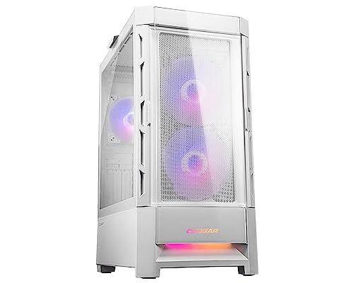 Gabinete Gamer Cougar Duoface RGB, Vidro Temperado, E-ATX, 3x Fans ARGB, Branco, 385ZD10.0003