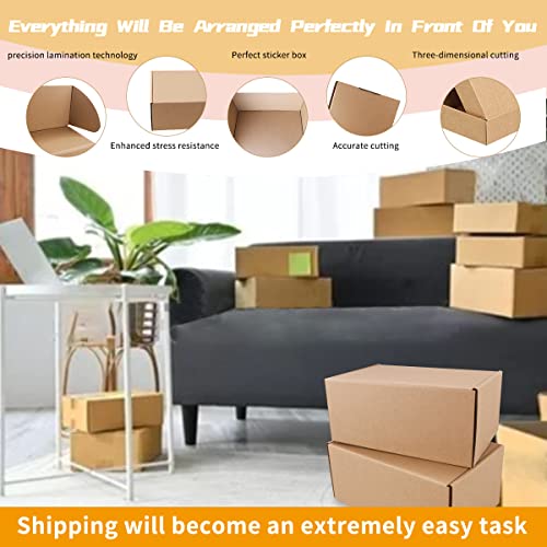 Shipping Boxes,9" X 6" X 4" Which Is Anti-Impact Come With Exquisite Sealing Label.suitable E-Commerce Packaging, Shipping Packaging. #TOP4