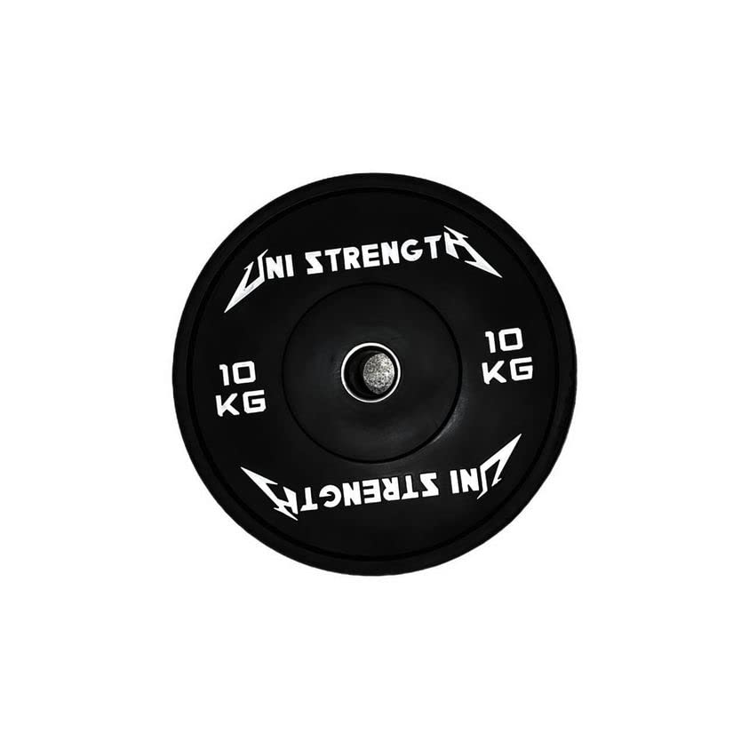 Disques Bumpers Olympique 50mm UNI STRENGTH finition durable 10 Kg x 2