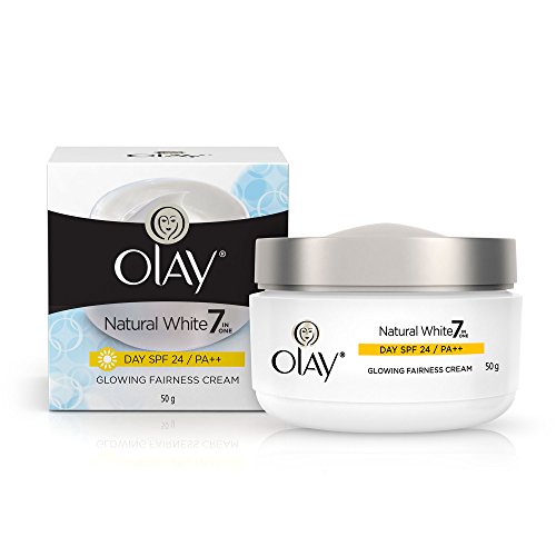 Image of Olay Natural White 7 in One Glowing Fairness SPF 24 Day Cream, 50g