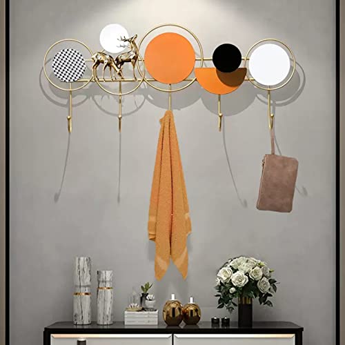 Porte-manteau mural petit format pour ranger les vêtements sans percer le mur - 8