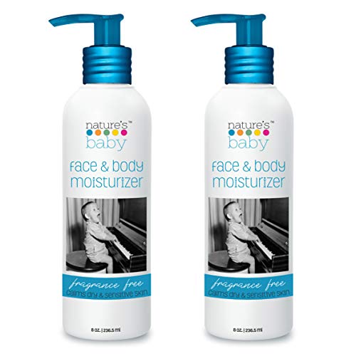 Image of Nature's Baby Baby Lotion & Moisturizer - Ultra Gentle - Fragrance Free- Formulated for Problem and Sensitive Skin - With Aloe and Calendula - 8 oz (2-Pack)