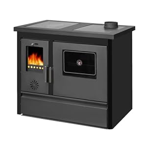 Sannover Tamara Noir Holzofen 12 kW Schwarz