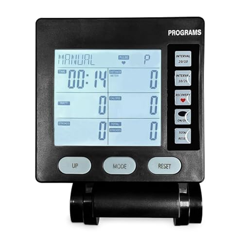 Advanced Digital Screen Speedometer Suitable for Rowing Machines to Track Fitness Metric Tracking Calories and Distance