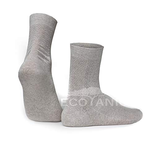 Ecotanic All-natural Linen Socks Unisex, XL, 3 pairs2