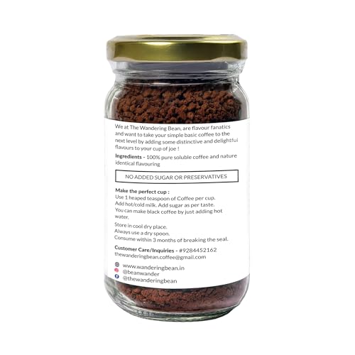 Image of The Wandering Bean Bavarian Mint Instant Coffee | 60g Jar | Rich & Refreshing Blend | Premium Gift Hamper for Coffee Lovers | Festive Gifting Option