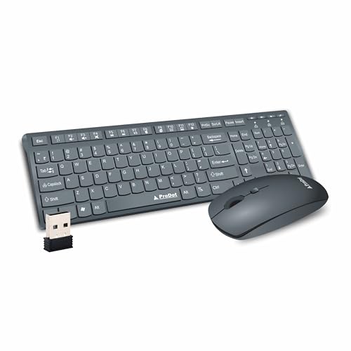 ProDot ProSeries Wireless Chicklet Keyboard Mouse Set I Plug & Play I Adjustable 1000-1600 DPI I 10M Keystrokes I Spill Resistant I 2.4Ghz 10m Range I Works with Windows, iOS, Linux ProDot ProSeries Wireless Chicklet Keyboard Mouse Set I Plug & Play I Adjustable 1000-1600 DPI I 10M Keystrokes I Spill Resistant I 2.4Ghz 10m Range I Works with Windows, iOS, Linux