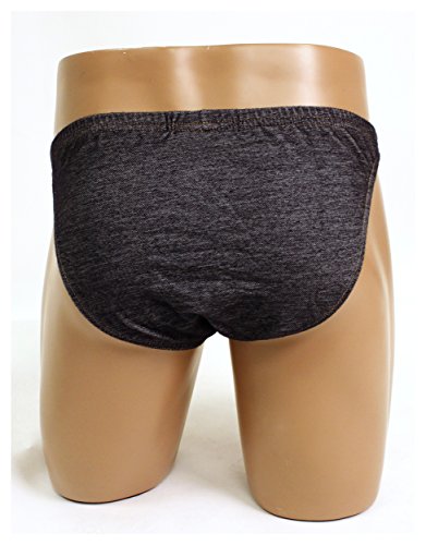 Men's Denim-Look Pouch Brief Underwear4