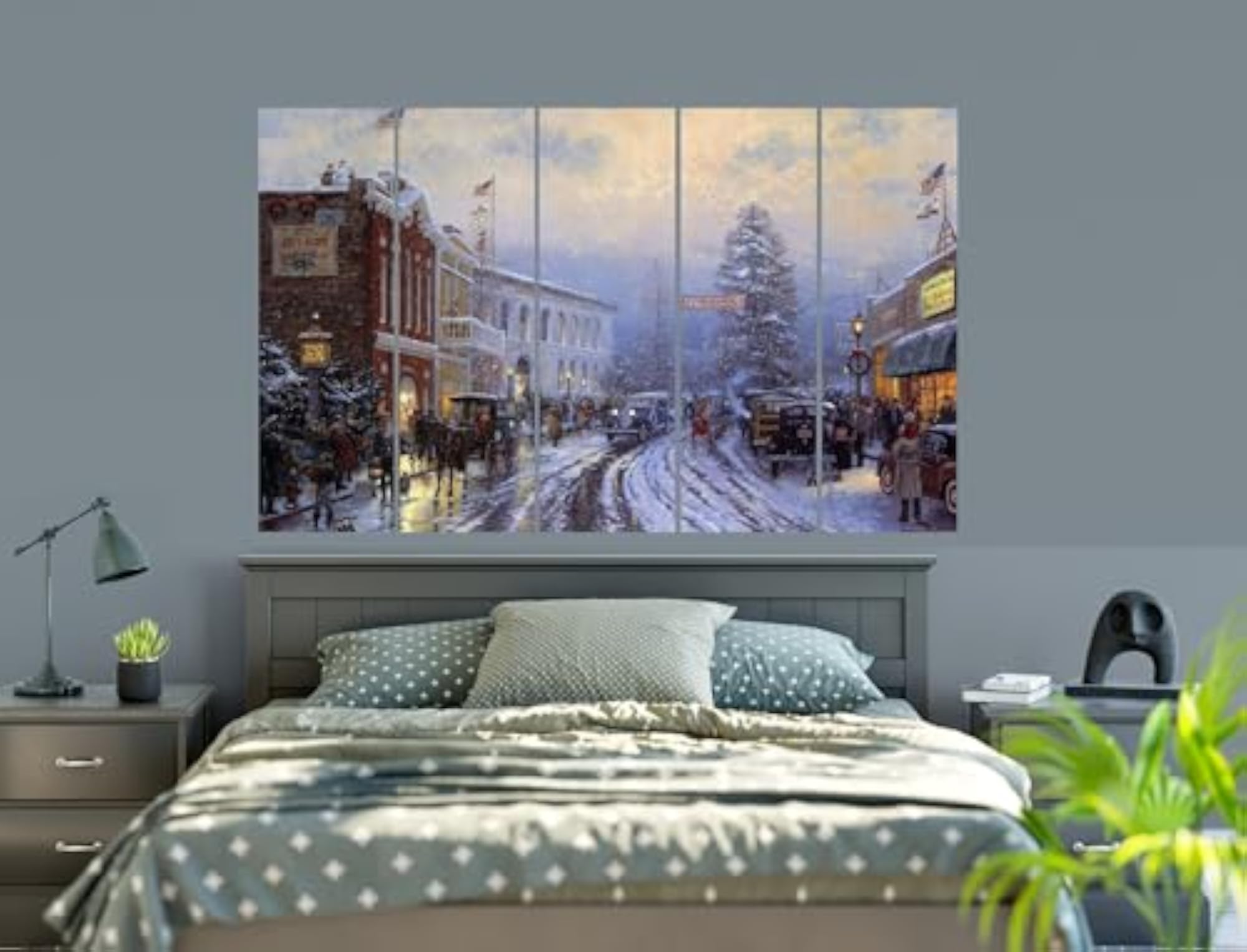 Modern Art Abstract Multiple Frames Wall Painting