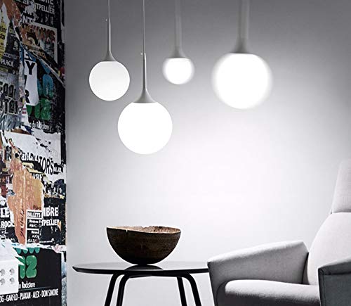 Lustre moderne à LED pour escalier et lanterne de plafond en verre - 3